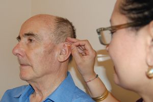 Ear acupuncture - one of the complementary therapies offered at the LJMC